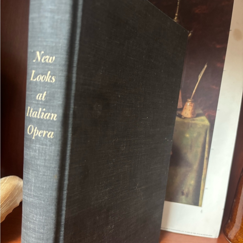 New Looks at Italian Opera Book / rare VTG book